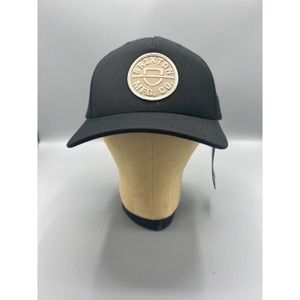 NWT MENS BRIXTON BLACK SNAPBACK ADJUSTABLE HAT CAP ONE SIZE